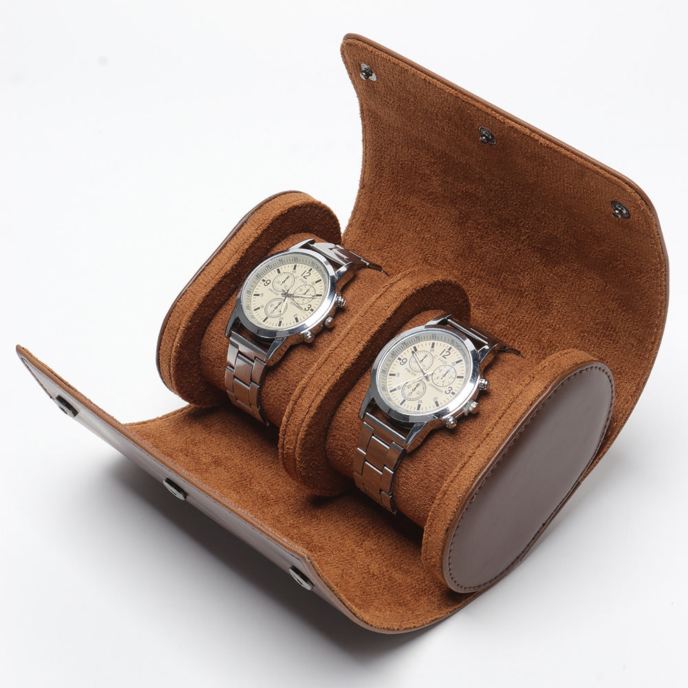 Leather Two/Three Watch Roll