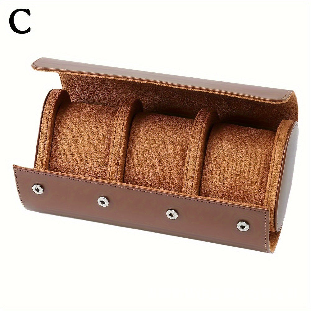 Leather Two/Three Watch Roll