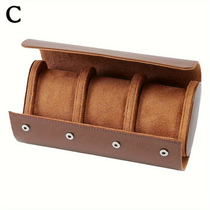 Leather Two/Three Watch Roll