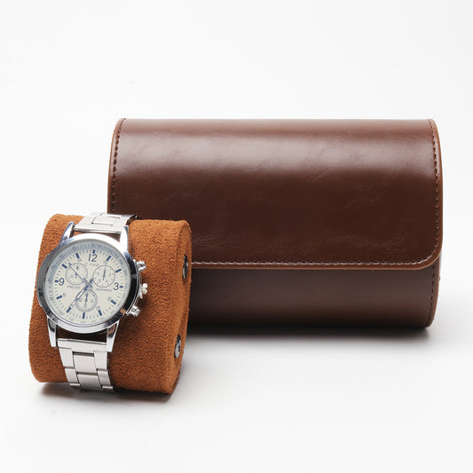 Leather Two/Three Watch Roll